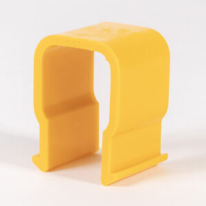 Bracket yellow (22mm Pipe clip)